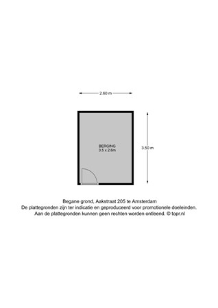 Floor plan - Aakstraat, 1034 BN Amsterdam 